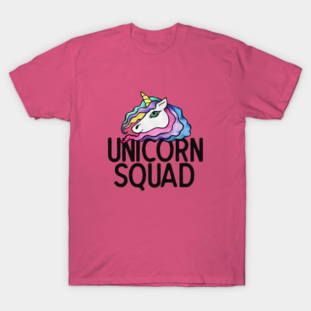 Unicorn Squad T-Shirt by bubbsnugg